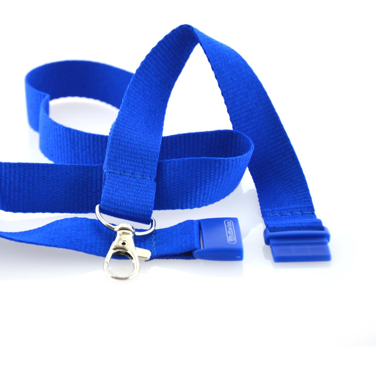 Office Box - Lanyard Flat Ribbon 90 x 2cm - Blue