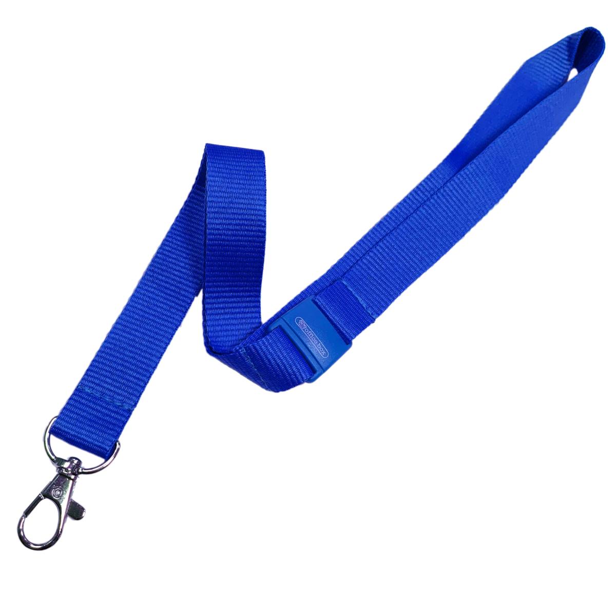 Office Box - Lanyard Flat Ribbon 90 x 2cm - Blue