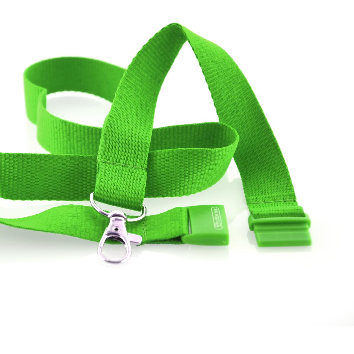 Office Box - Lanyard Flat Ribbon 90 x 2cm - Green