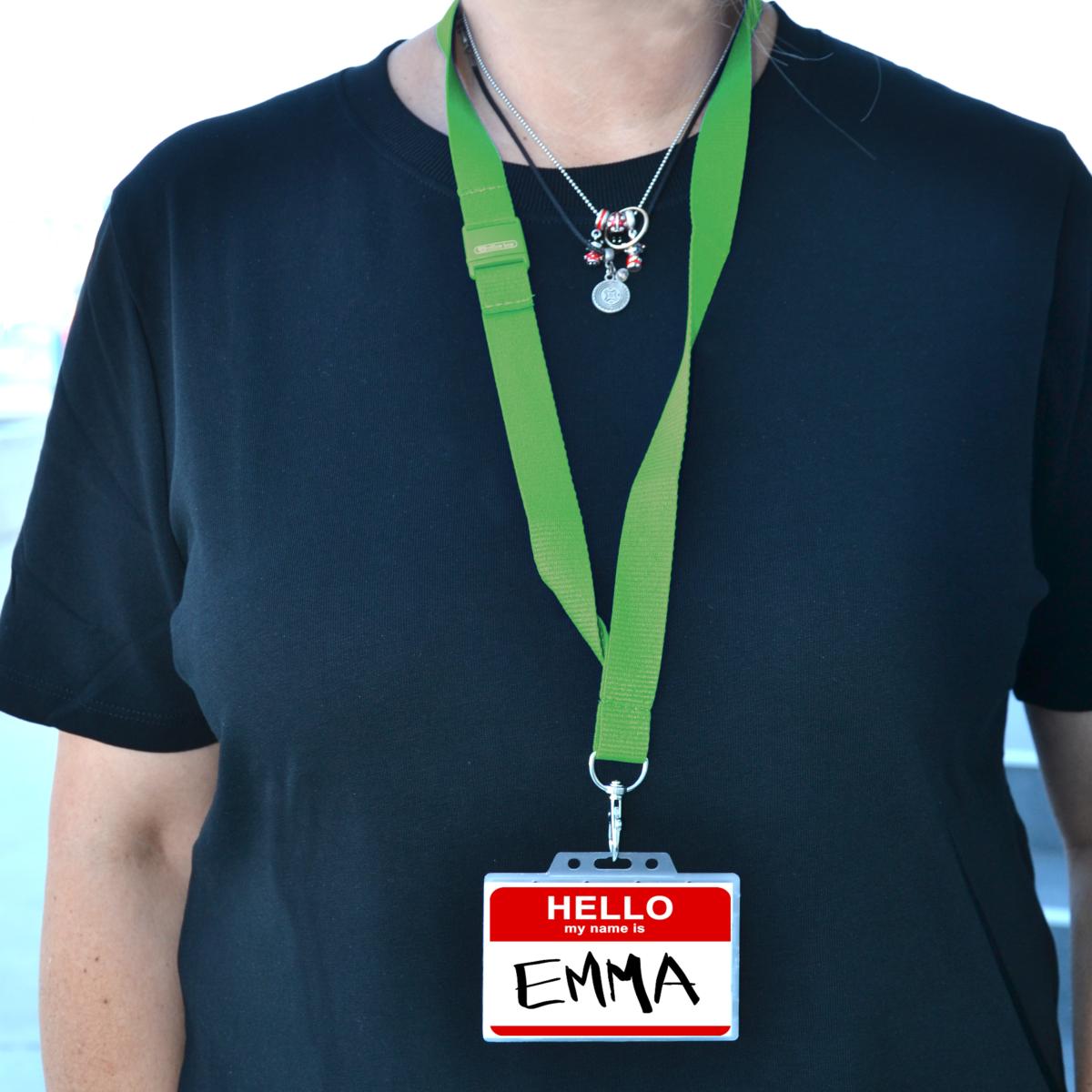 Office Box - Lanyard Flat Ribbon 90 x 2cm - Green