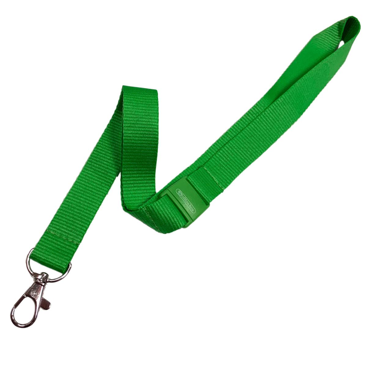 Office Box - Lanyard Flat Ribbon 90 x 2cm - Green