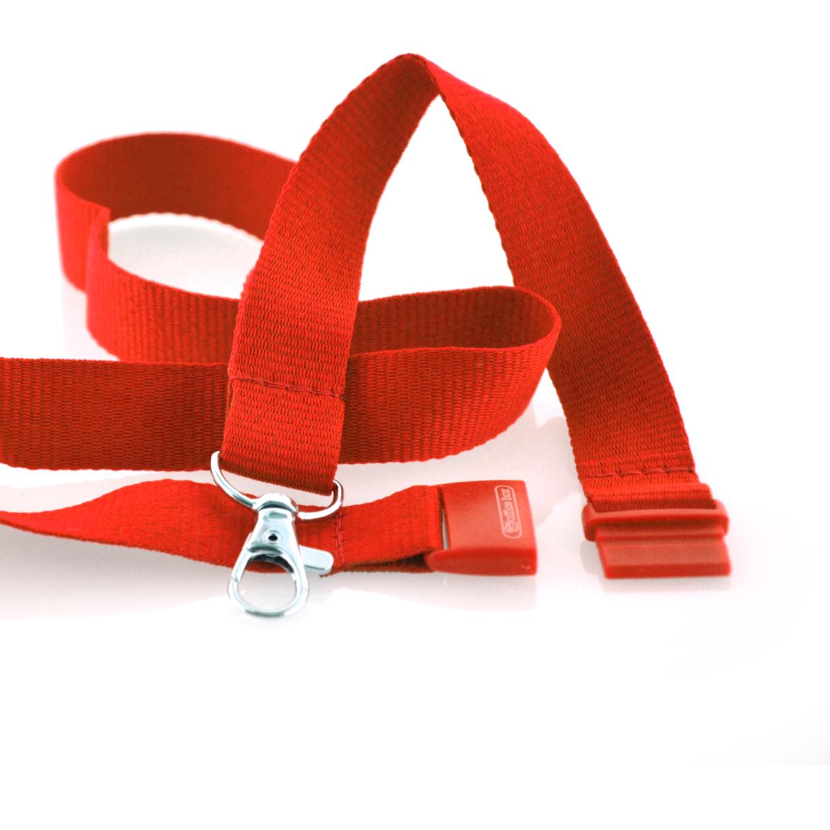 Office Box - Lanyard Flat Ribbon 90 x 2cm - Red