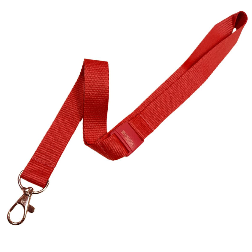 Office Box - Lanyard Flat Ribbon 90 x 2cm - Red