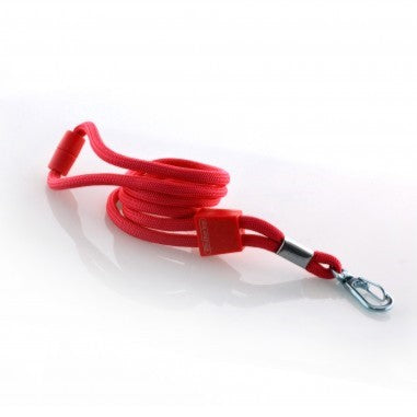 Office Box Round Ribbon Lanyard 90cm - Red