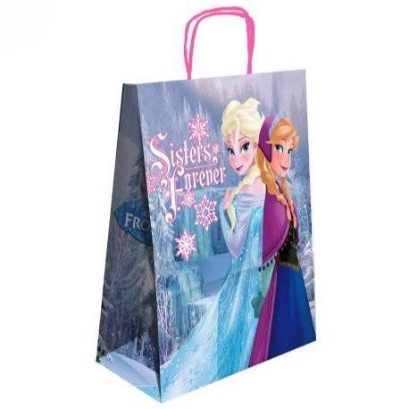 Gift Bag Blue Frozen Medium 39 x 31cm