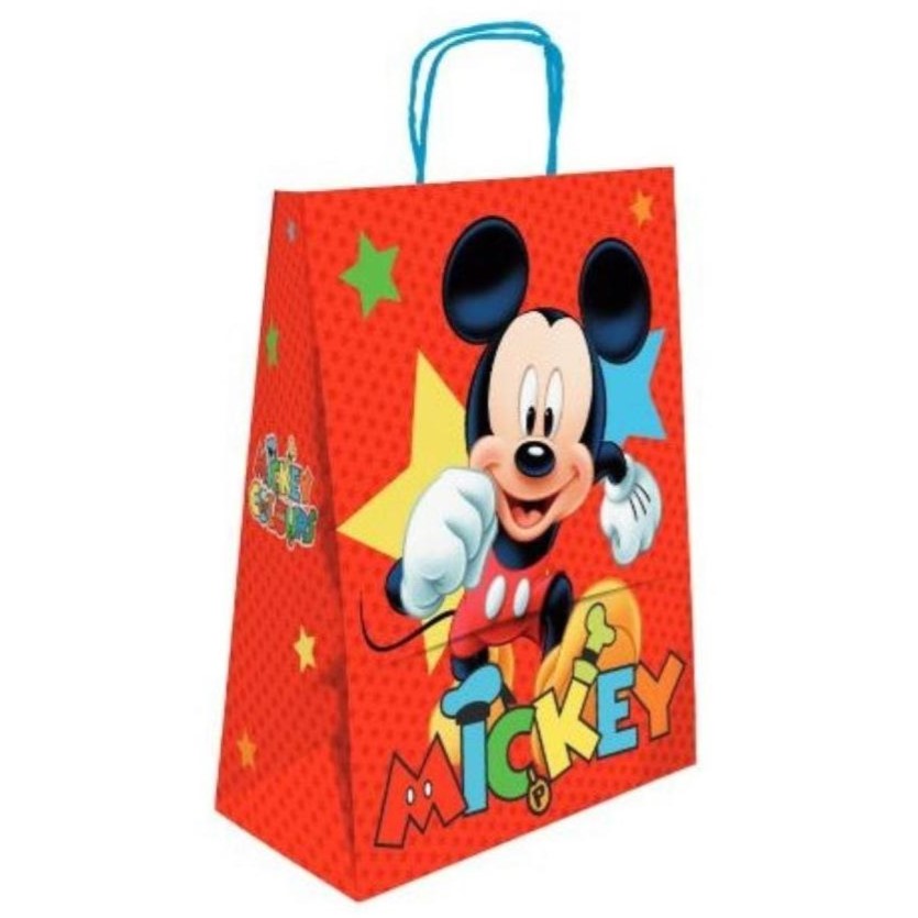 Gift Bag Blue Mickey Medium 39 x 31cm