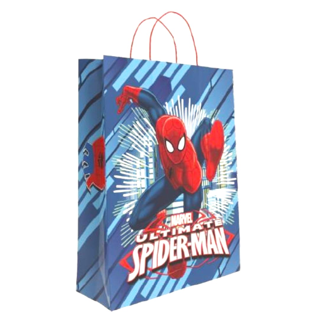 Gift Bag Blue Spider-Man Small 32 x 23.5cm