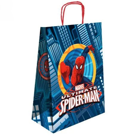 Gift Bag Blue Spider-Man Medium 39 x 31cm
