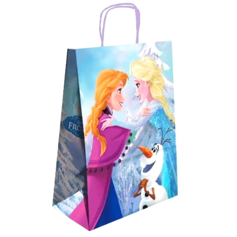 Gift Bag Blue Frozen Small 32 x 23.5cm