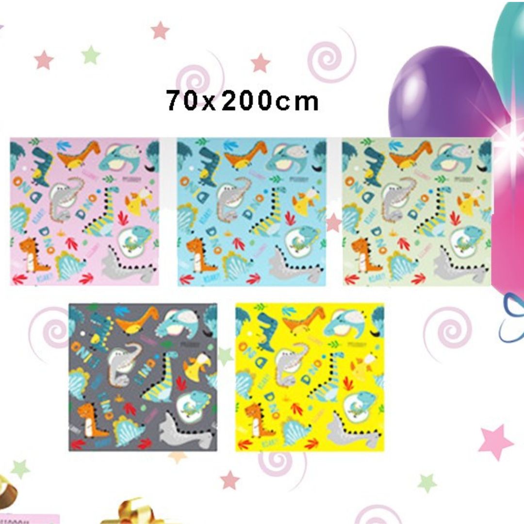 Angel Europa Gift Wrapping Paper 0.7 x 2m x 1pc Assortment Dinosaur