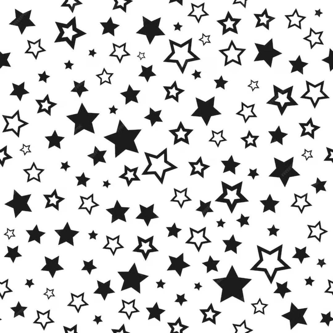 Angel Europa Christmas Wrapping Paper 0.7 x 2m Star x 1pc Assortment