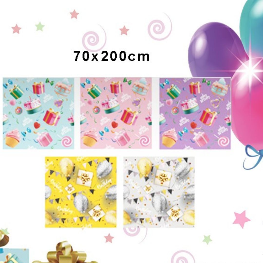 Angel Europa Gift Wrapping Paper 0.7 x 2m x 1pc Assortment Birthday