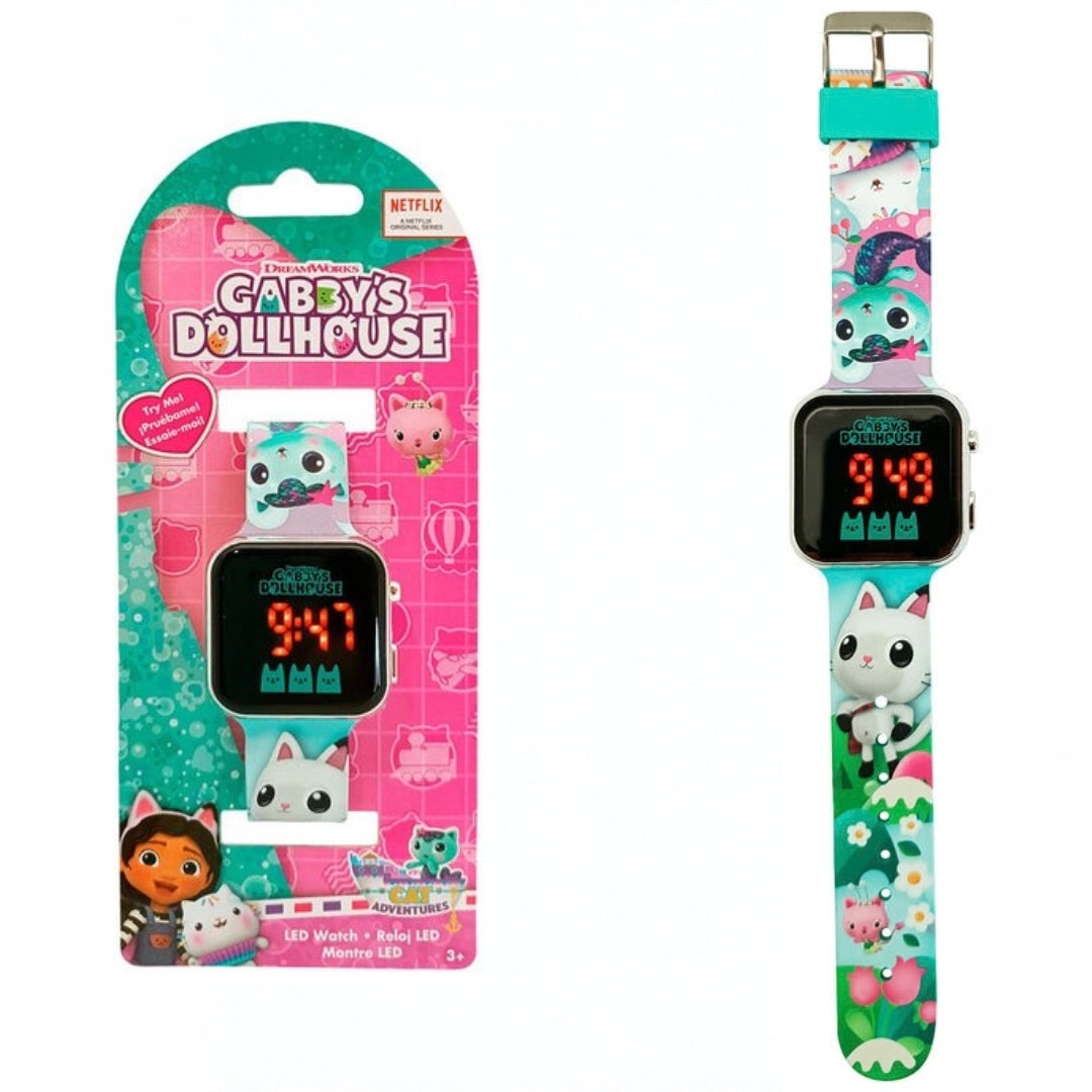 Digital LED Wrist Watch - Netflix/DreamWorks - Gabby's Dollhouse
