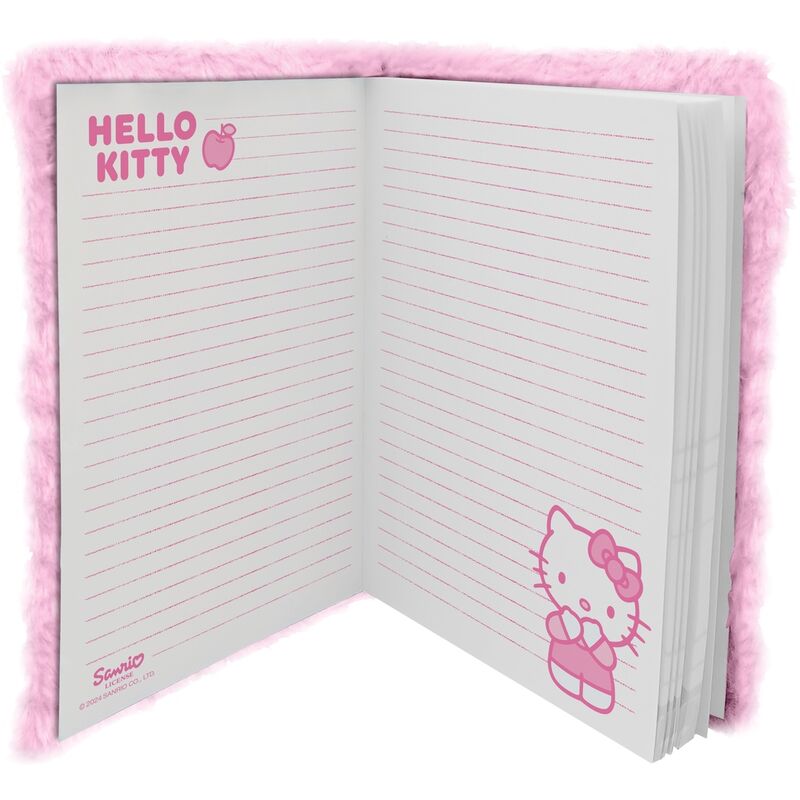 A5 Disney Secret Plush Notebook - Hello Kitty