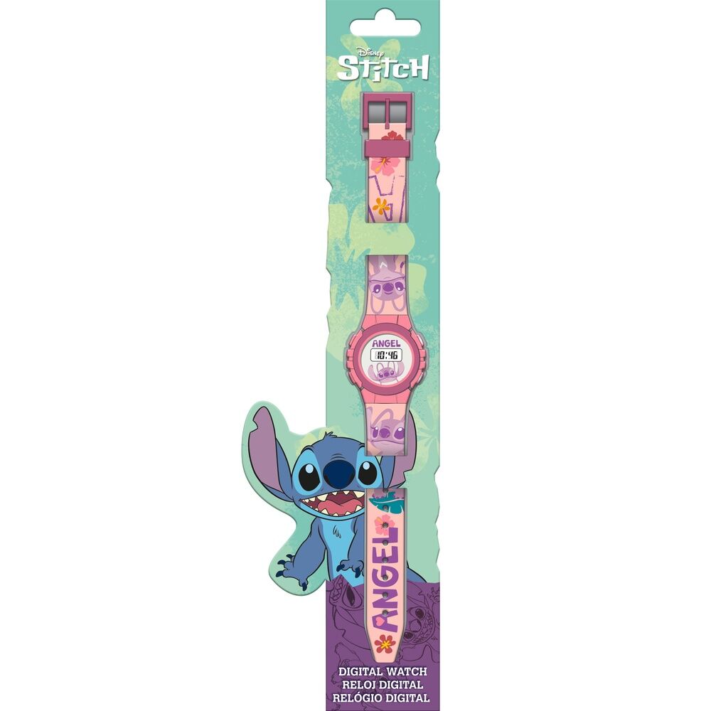 Disney Digital Kids Wrist Watch - Lilo And Stitch / Angel