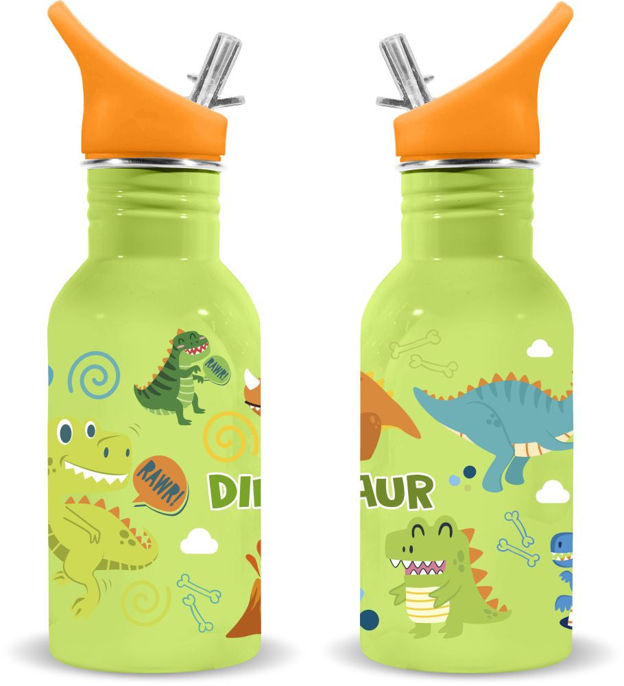 Water Revolution Kids Stainless Steel Bottle 500ml Dinosaur CR0424