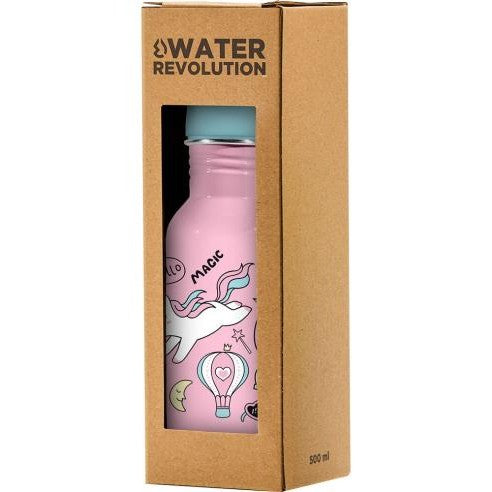 Water Revolution Kids Stainless Steel Bottle 500ml Unicorn CR0425