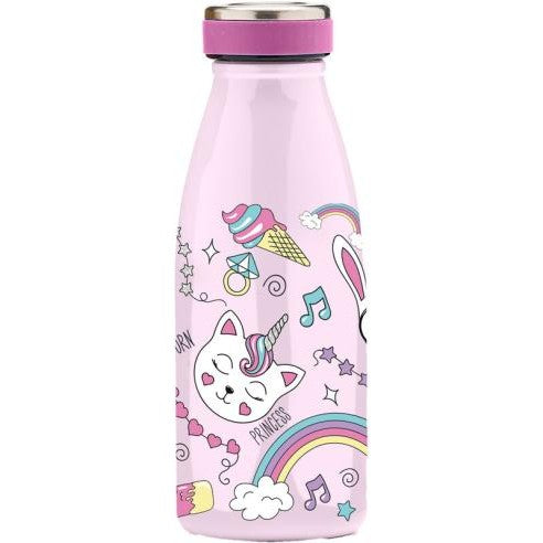 Water Revolution Kids Stainless Steel Thermal Bottle 350ml Cats CR0436