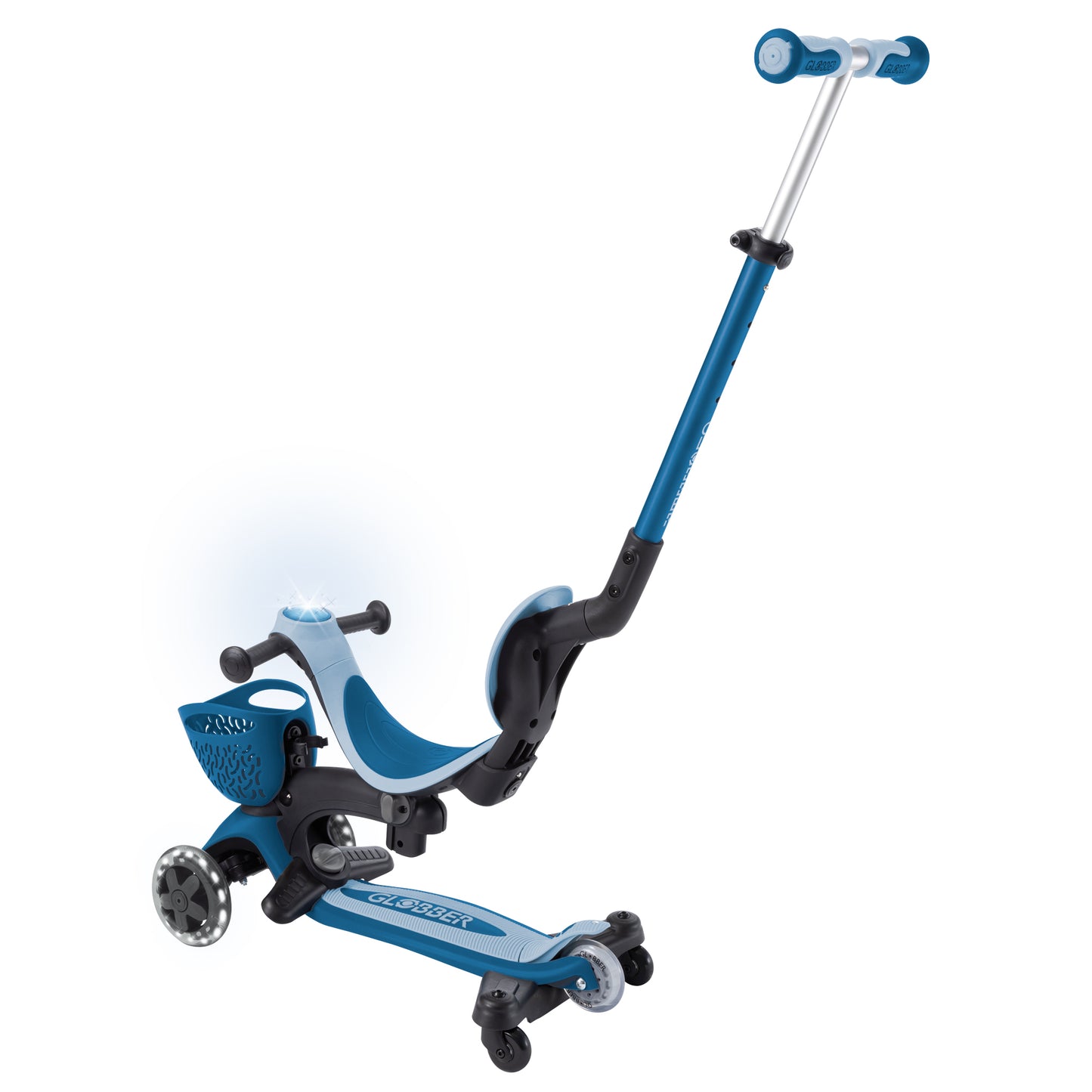 Globber Go•Up Baby Lights 360° - Blue