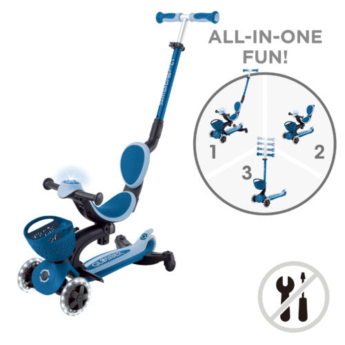 Globber Go•Up Baby Lights 360° - Blue