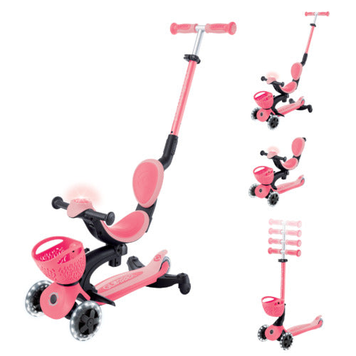 Globber Go•Up Baby Lights 360° - Pink