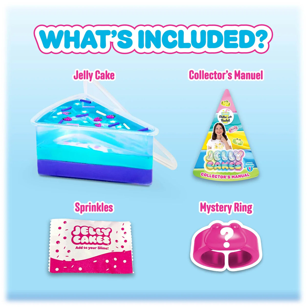 Jelly Cakes - Series 1 - Chillin Cakes XL x 1pc Assortment
