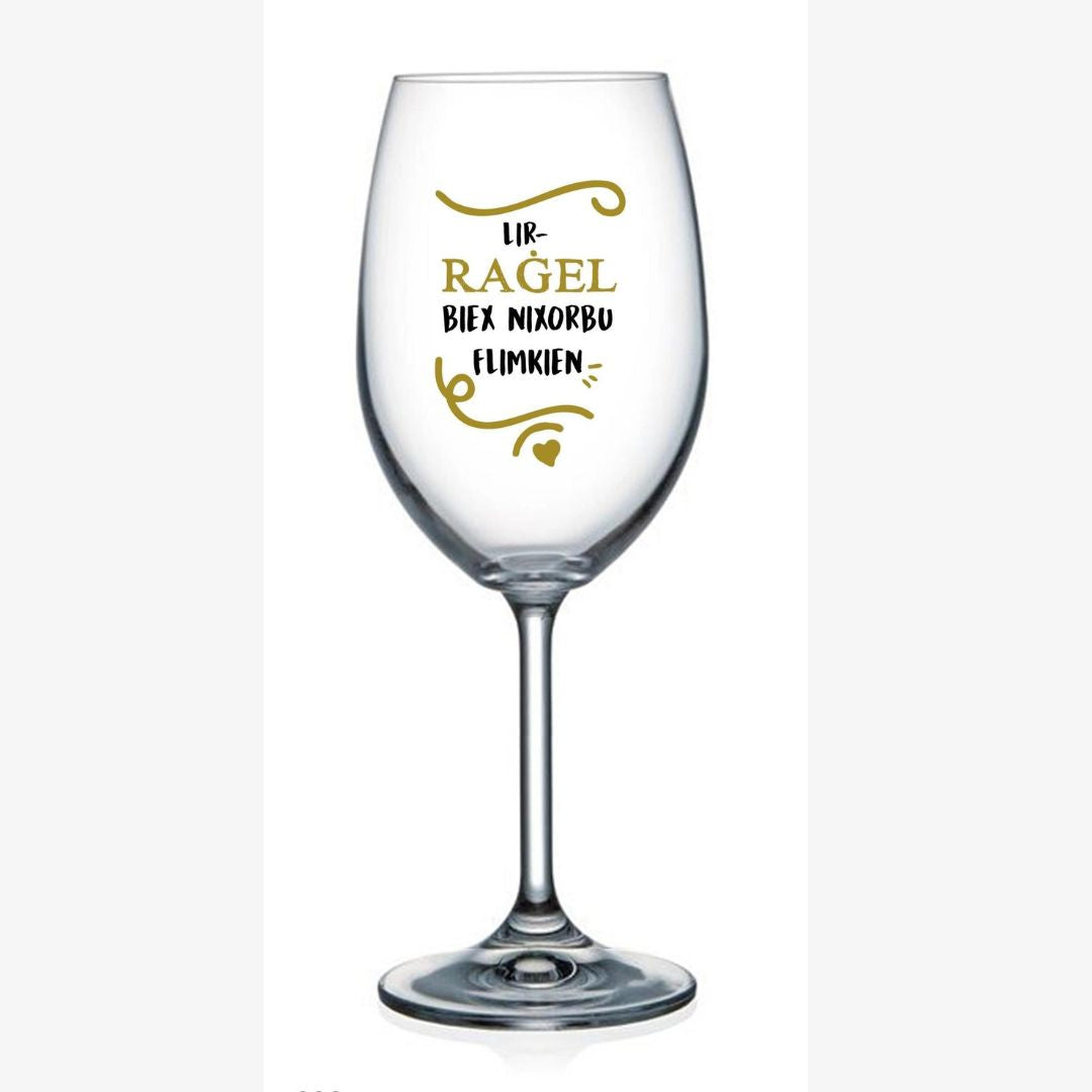 Maltese Wine Glass Ragel (Husband)