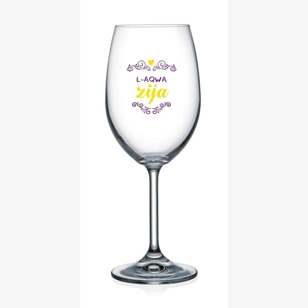 Maltese Wine Glass Zija (Aunty)