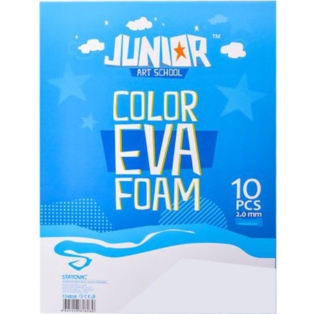 A4 Junior Jolly Foam Colour - White x 1pc