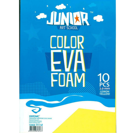 A4 Junior Jolly Foam Colour - Lemon Yellow x 1pc