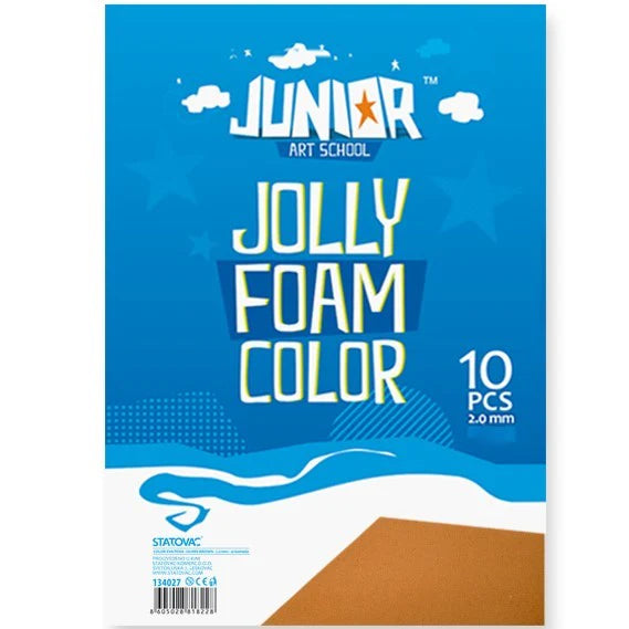 A4 Junior Jolly Foam Colour - Brown x 1pc