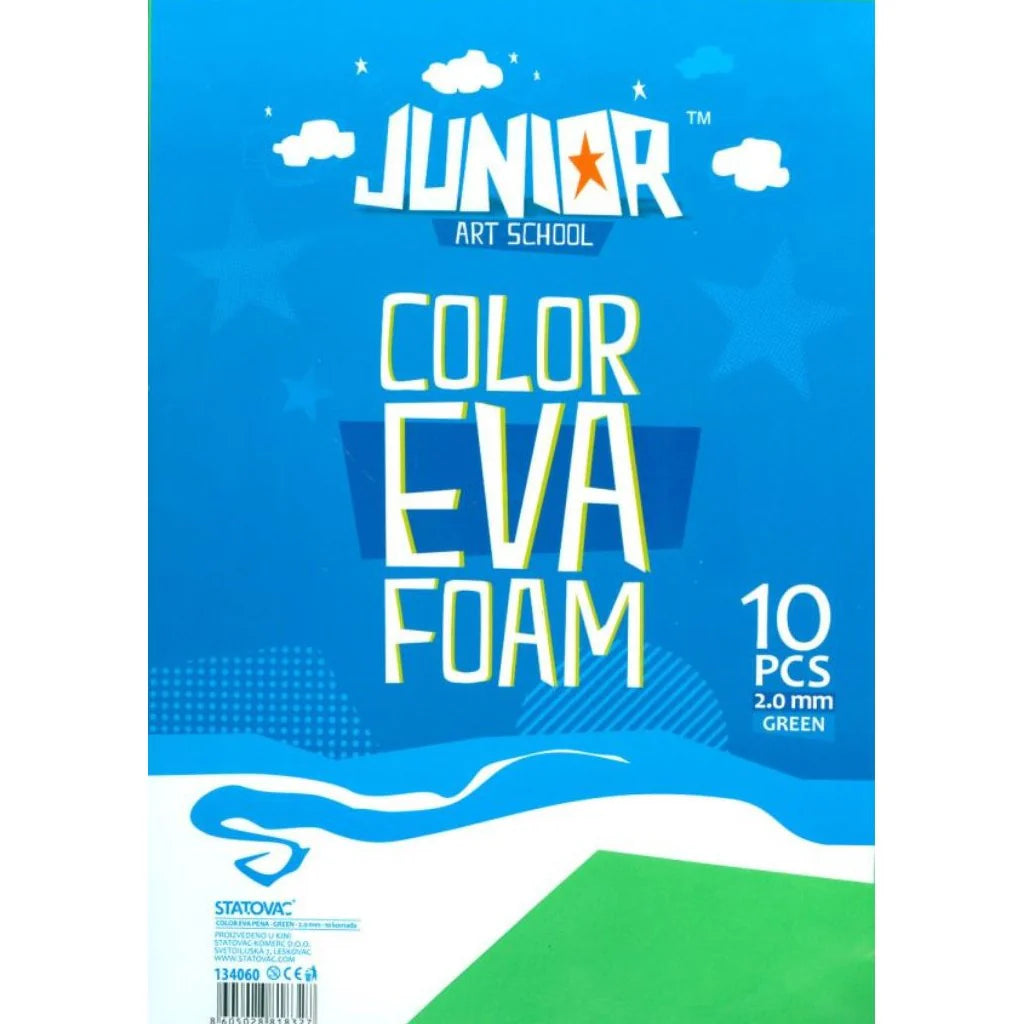 A4 Junior Jolly Foam Colour - Green x 1pc