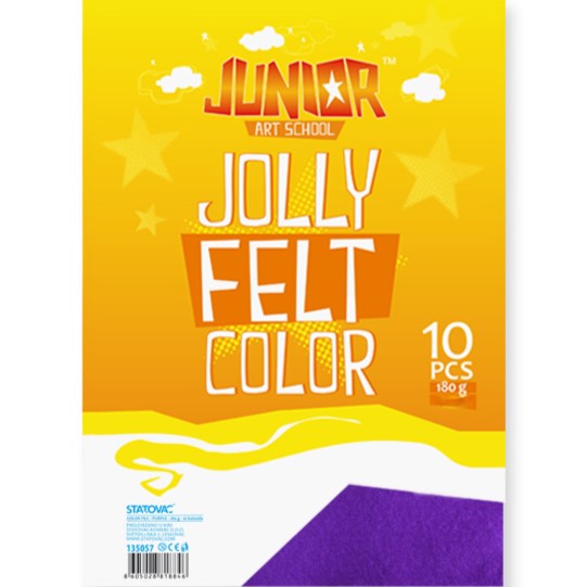 A4 Junior Jolly Felt Colour - Violet x 1pc