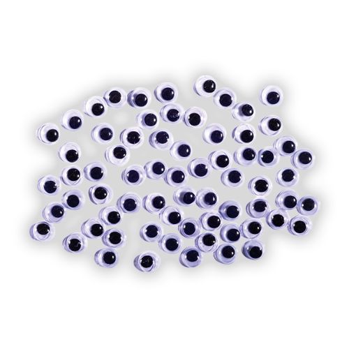 Junior Googly Eyes 7mm A Pack Of 70pcs