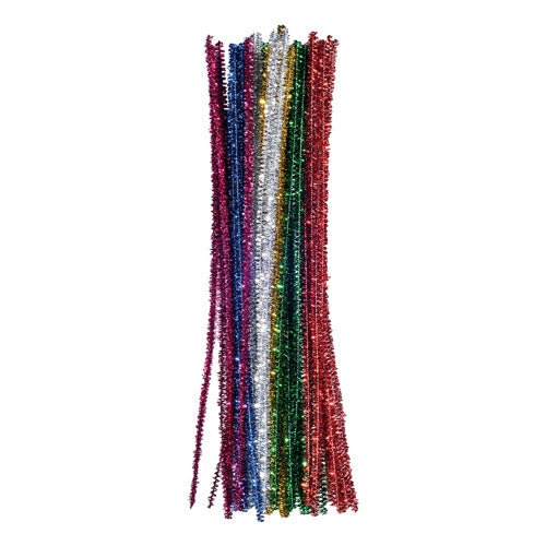 Decorative wires 30 cm mix of Glitter colors