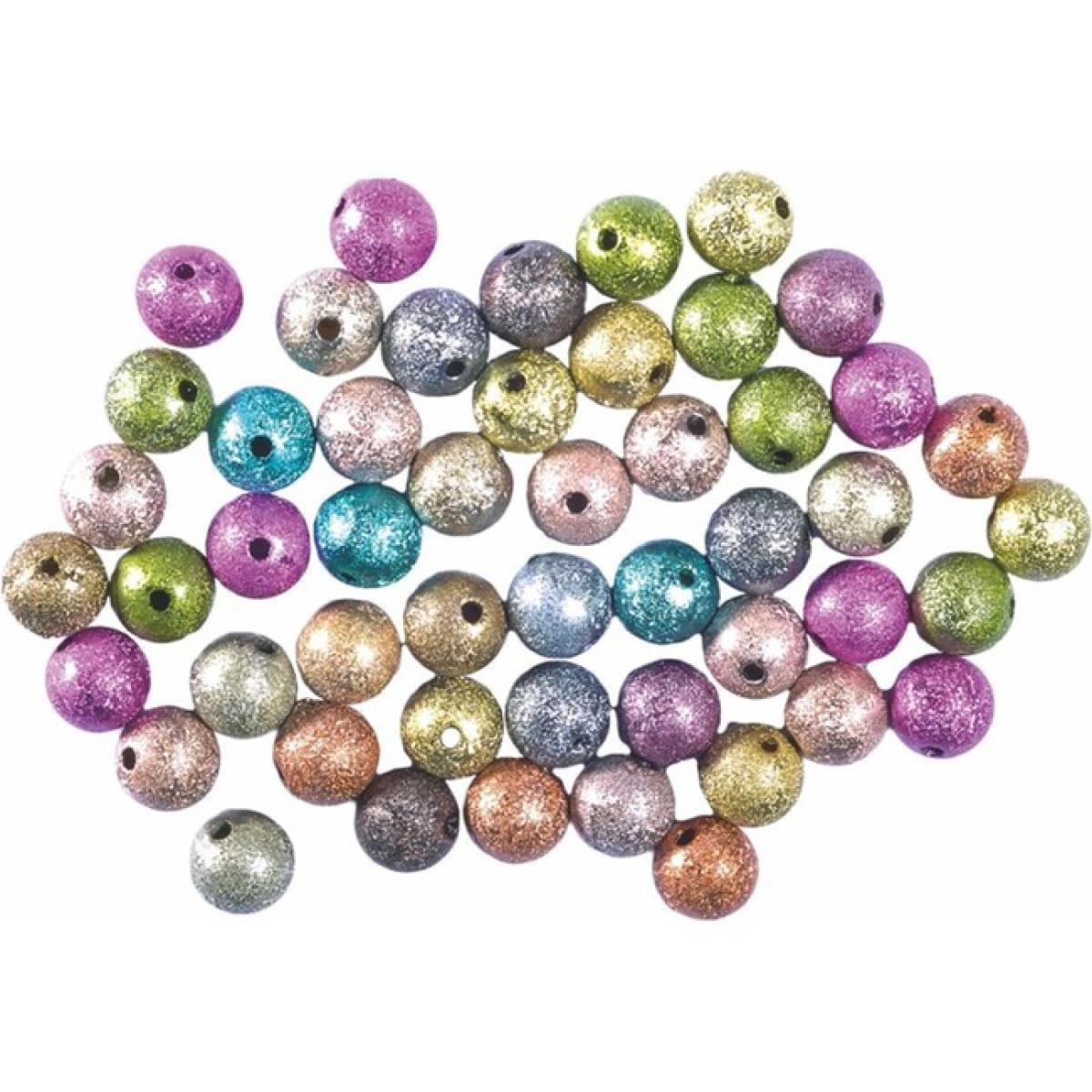 Junior Pearly Beads 10 x 10mm A Pack Of 50pcs