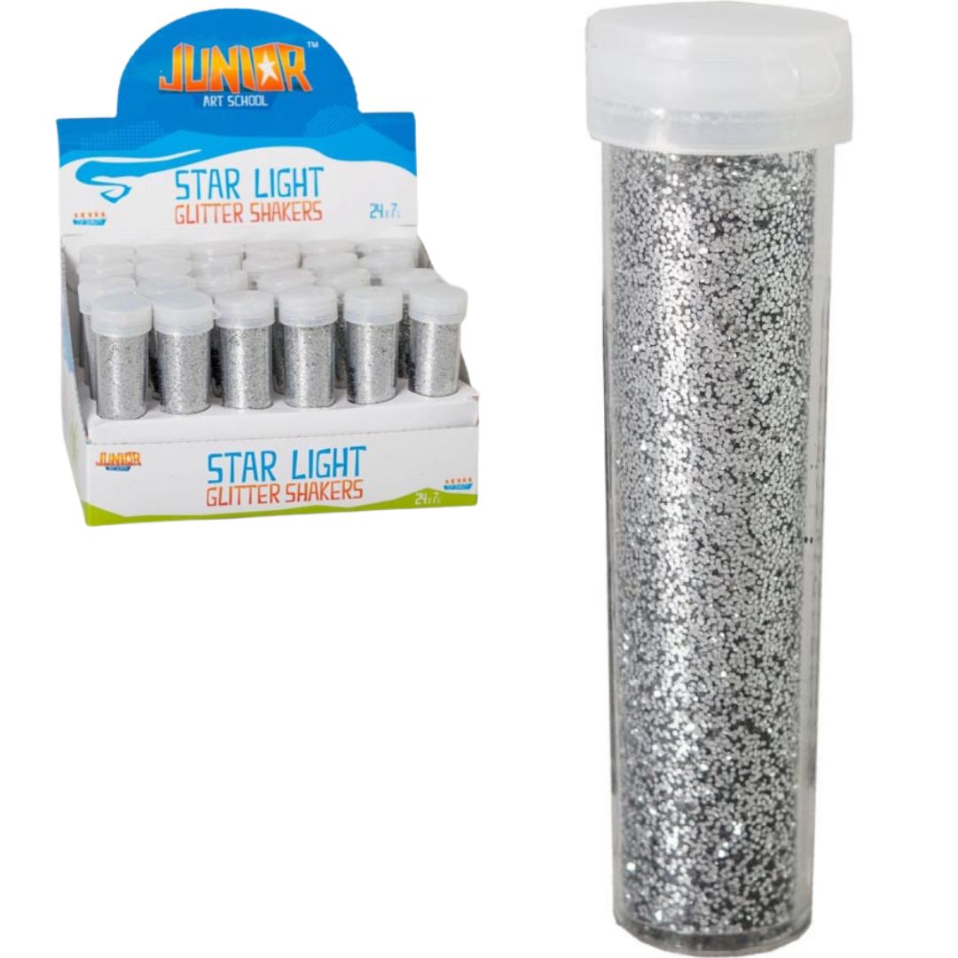 Junior Arts & Crafts - Star Light Glitter 7g - Silver