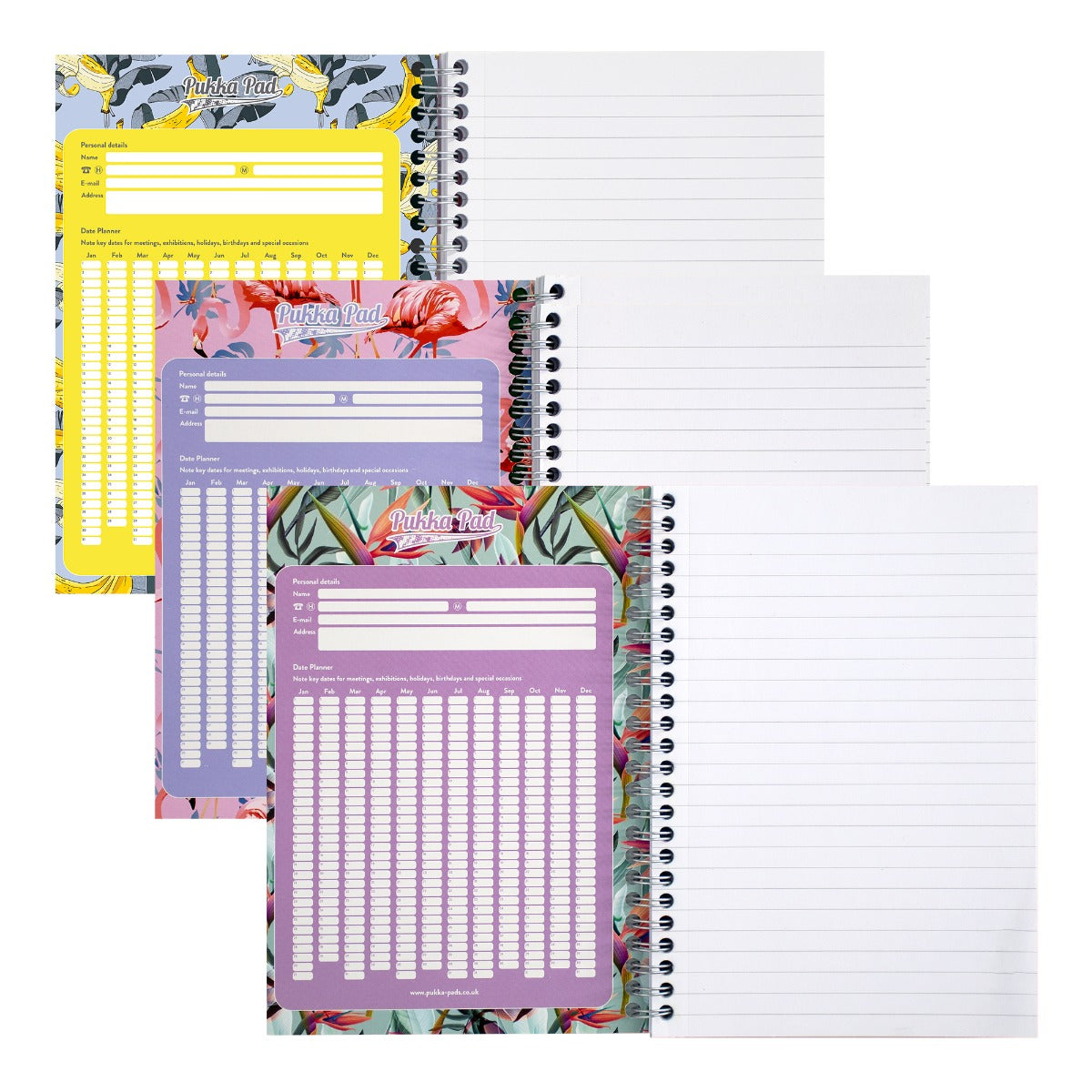 A5 Pukka Pad Pastel Lined Jotta Notebook 80gsm 200pgs - Teal