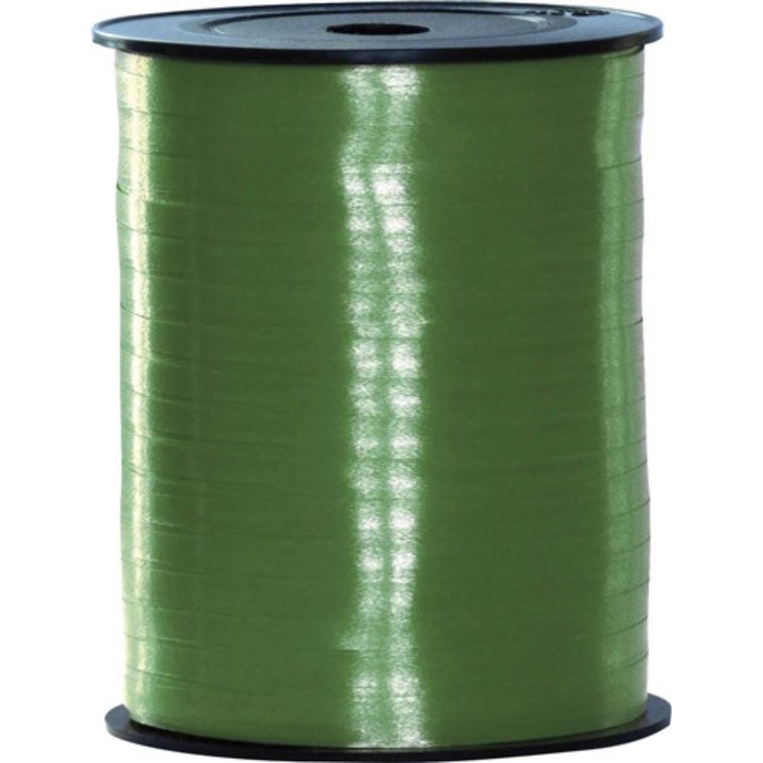 Haza Poly Ribbon 0.5cm x 500m Dark Green