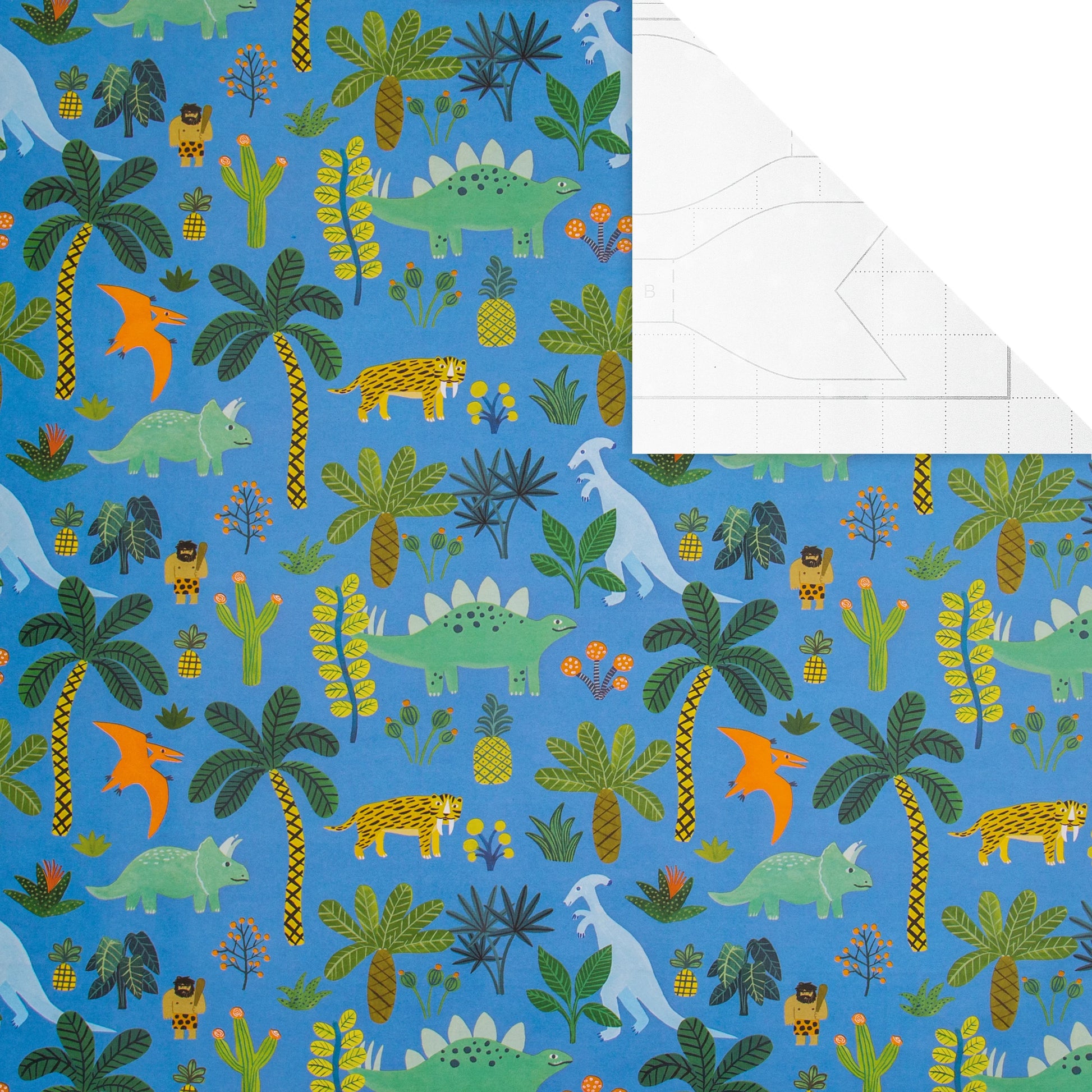 Hallmark Gift Wrapping Paper Roll 2m - Dino