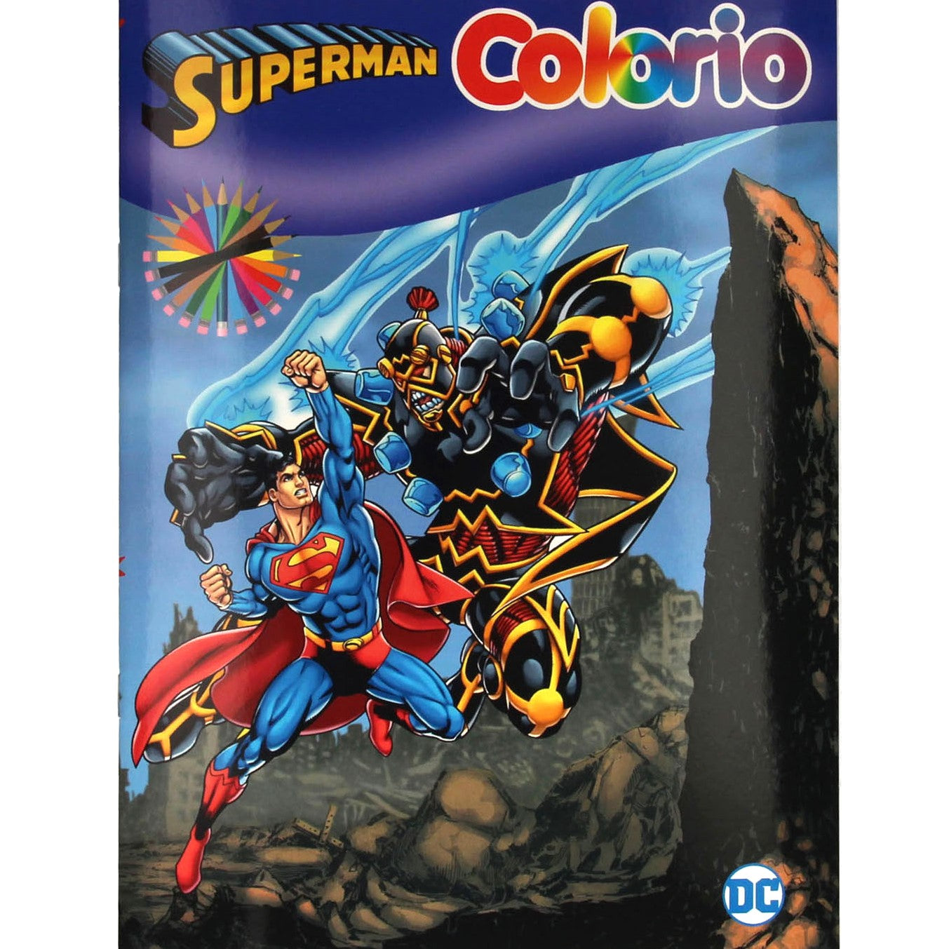 Dc Colourio - Superman Colouring Book