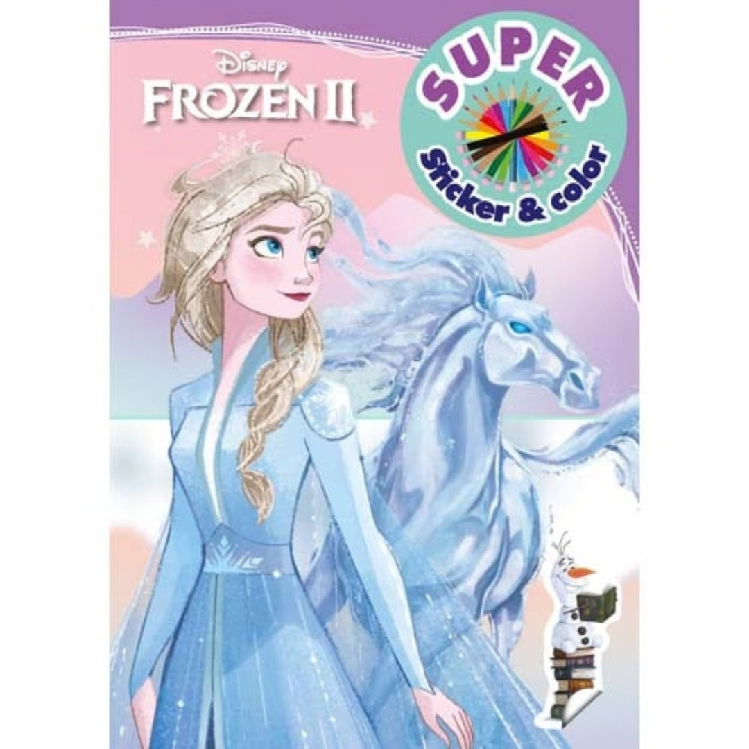 Super - Disney - Frozen II - Sticker & Colour Book