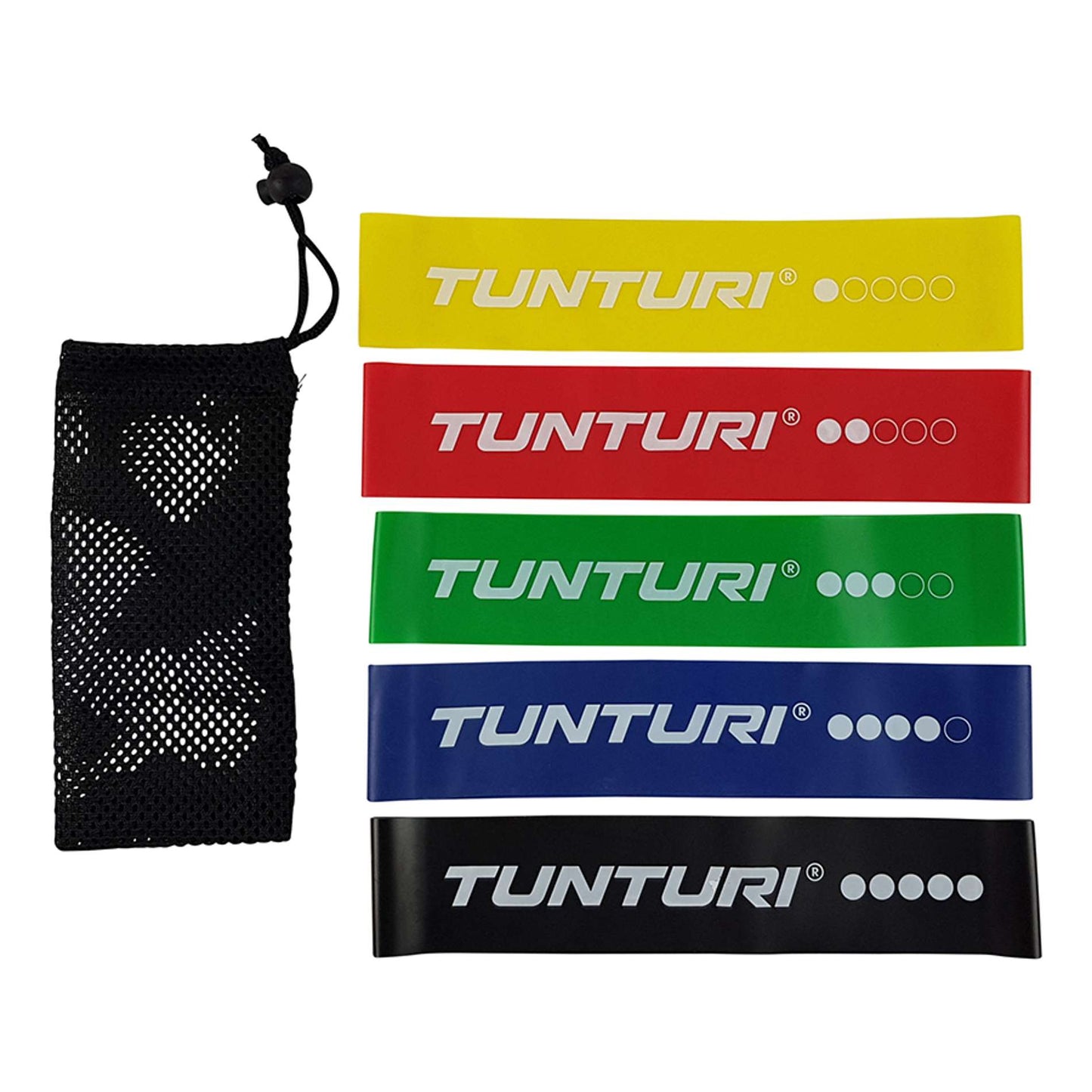 Tunturi Mini Resistance Band Set 5pcs