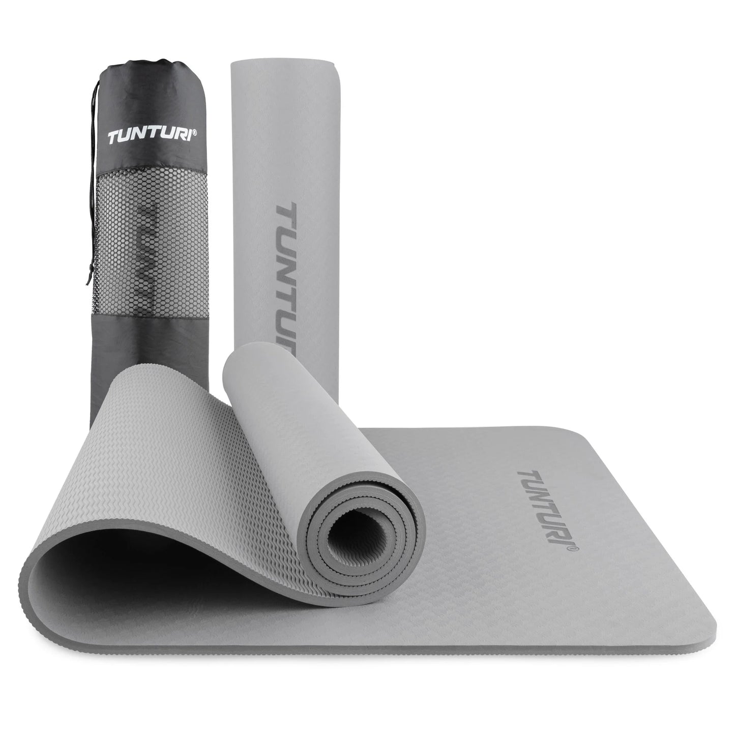 Tunturi Yoga Mat 8mm - Grey