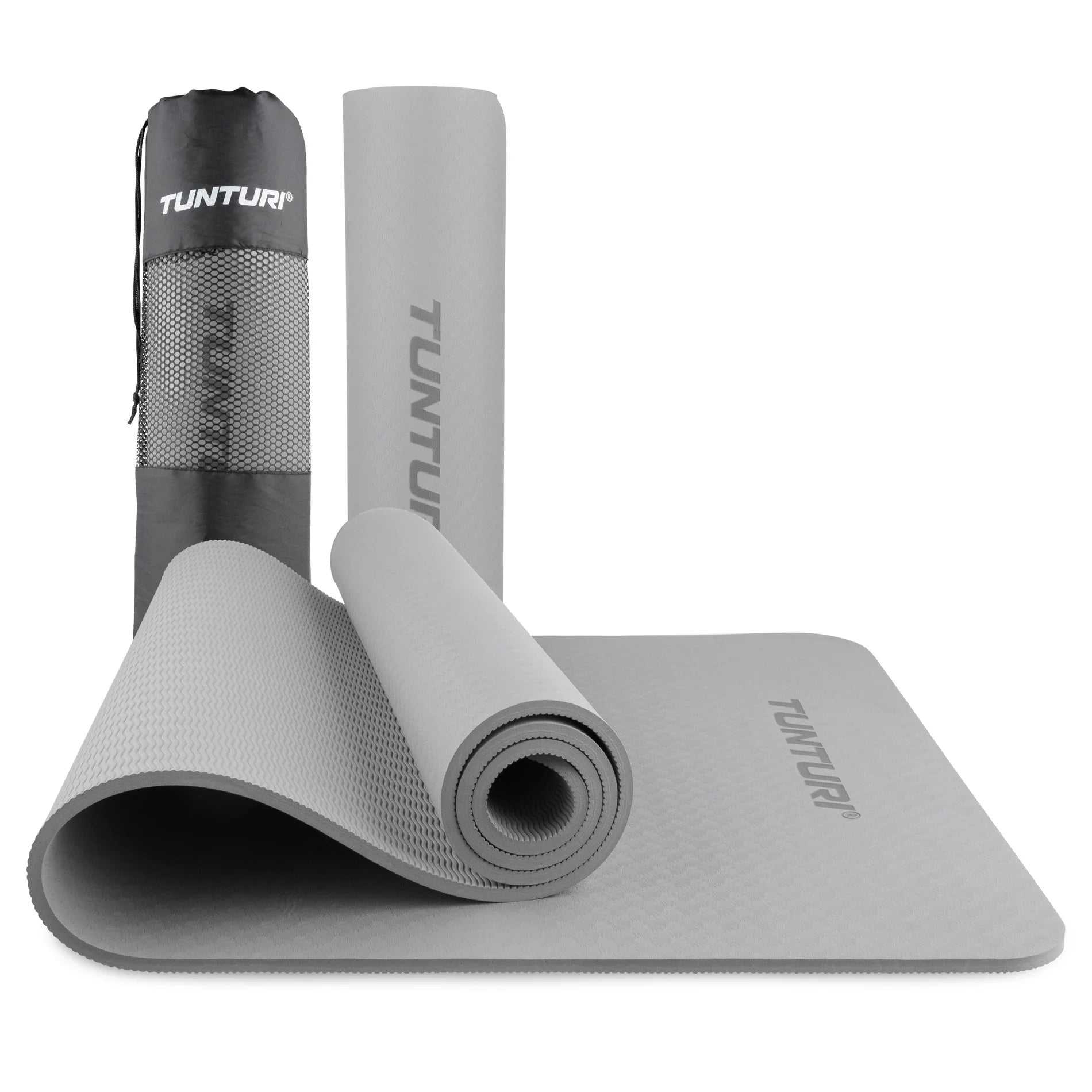 Tunturi Yoga Mat 8mm - Grey