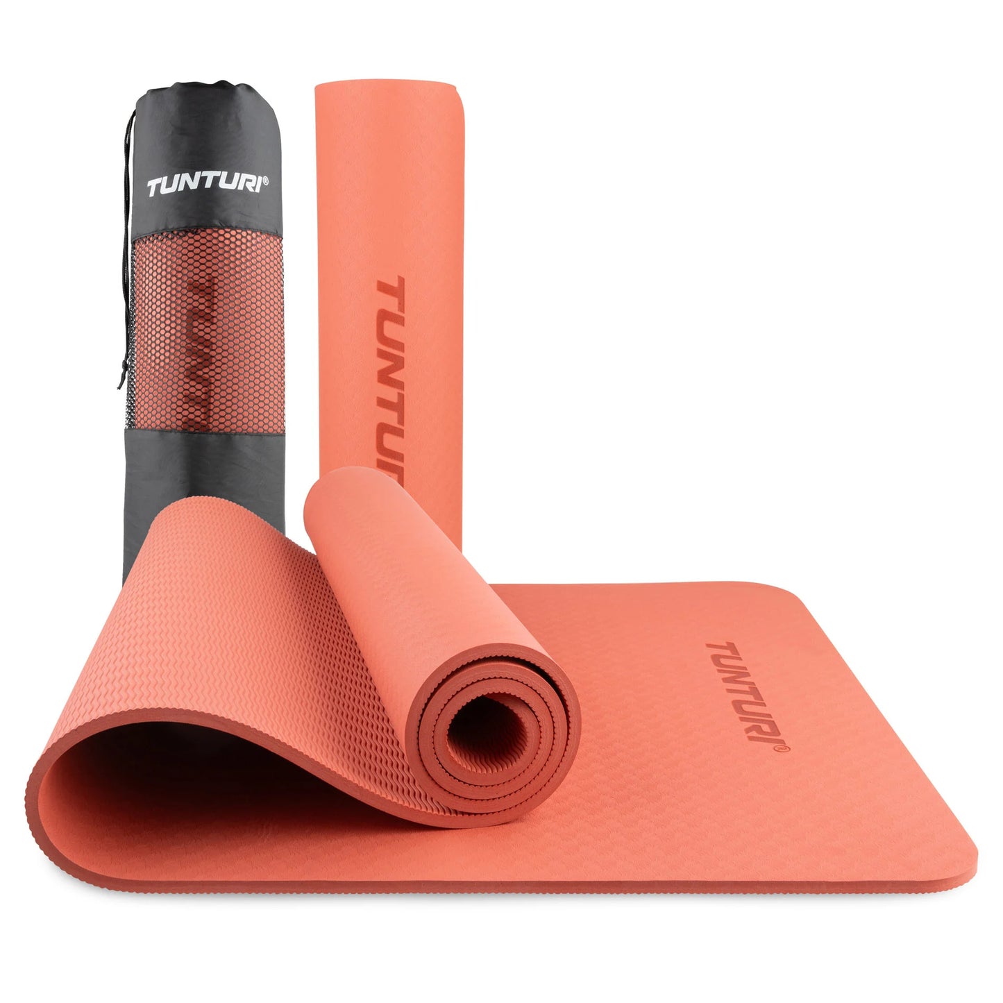 Tunturi Yoga Mat 8mm - Rose Gold