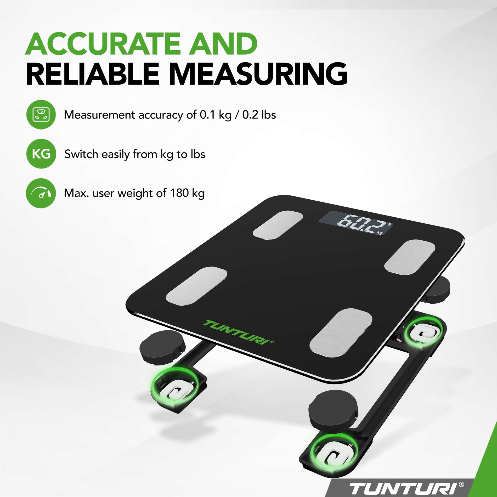 Tunturi Smart Scale Black