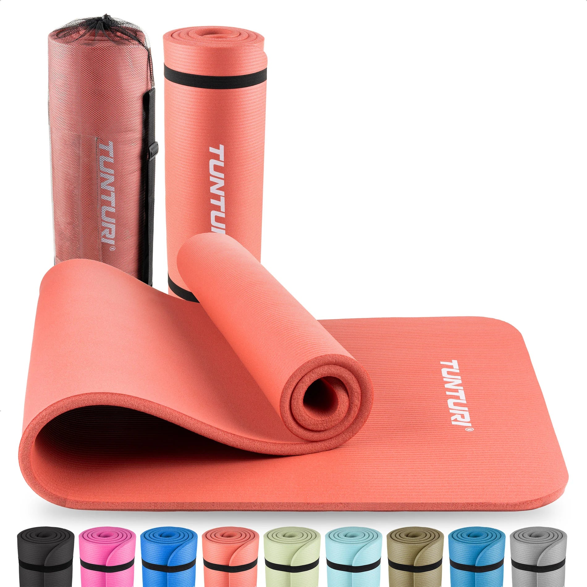 Tunturi Fitness Mat NBR 15mm - Rose Gold