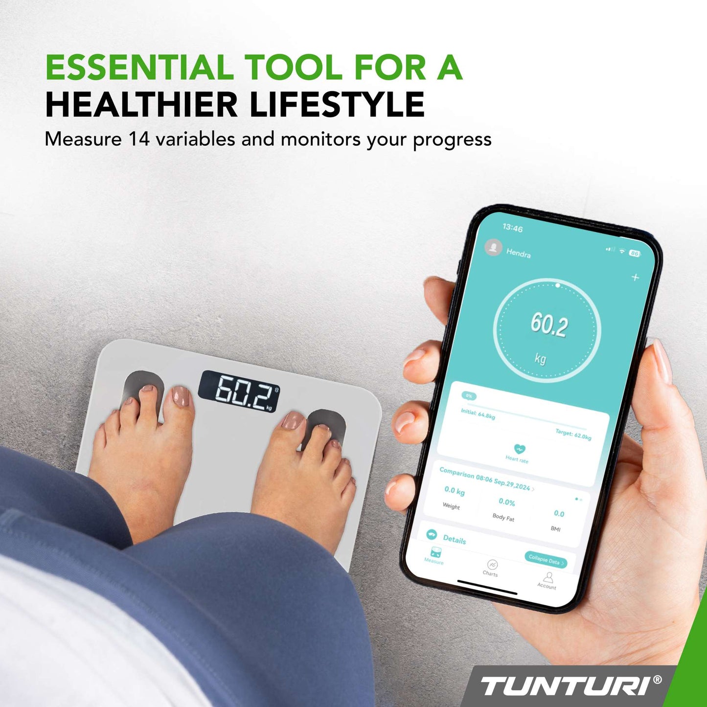 Tunturi Smart Scale White