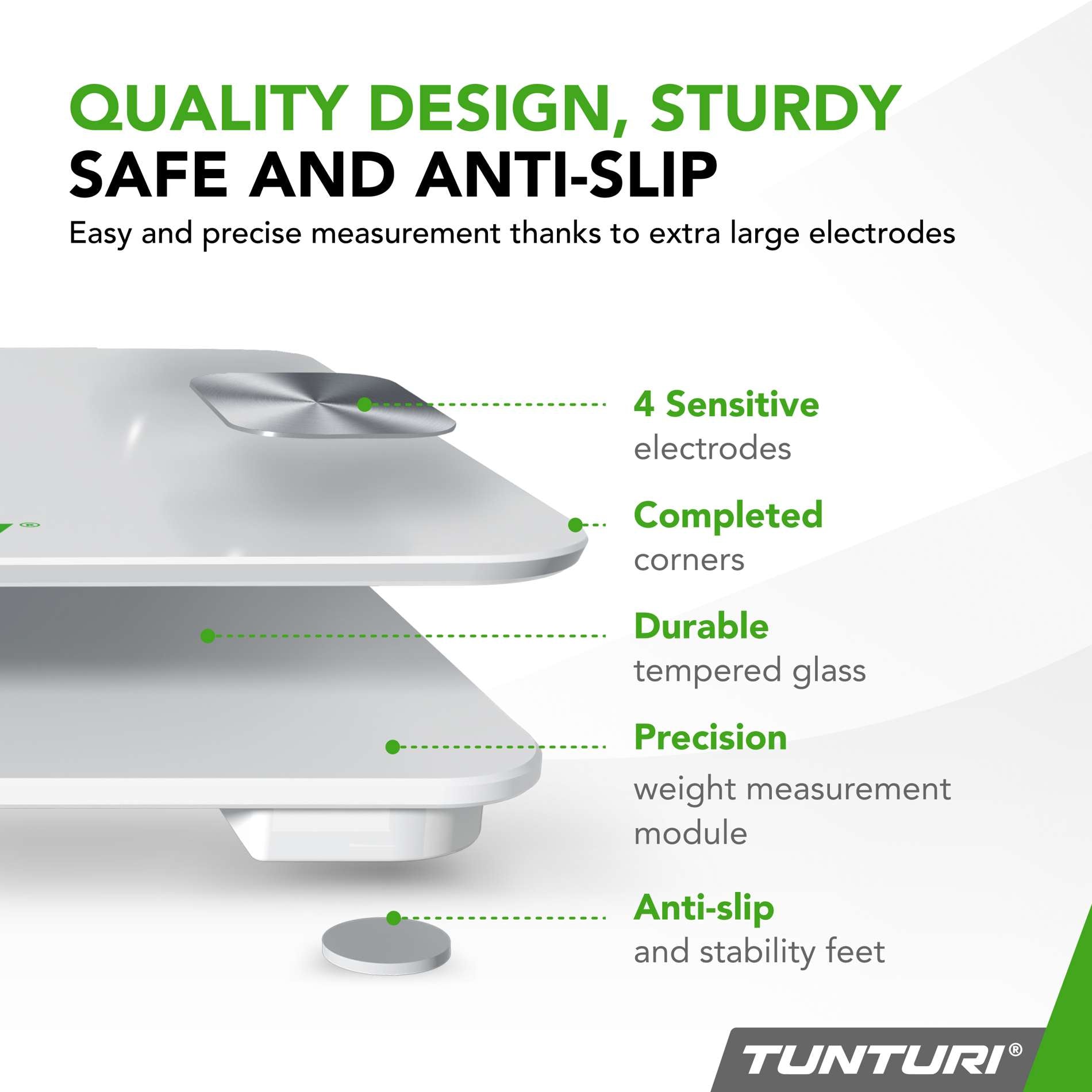 Tunturi Smart Scale White